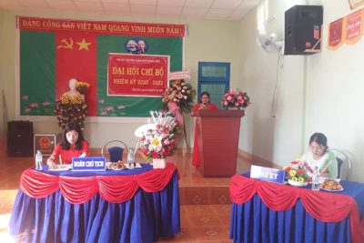 ĐẠI HỘI CHI BỘ NHIỆM KỲ 2020-2022