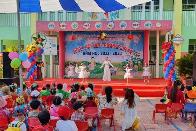 Sáng ngày 05/09/2022. Nhà trường đã tổ chức thành công” Ngày hội đến trường của bé”Năm học:2022-2023