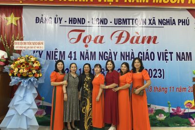 CHÀO MỪNG 41 NĂM NGÀY NHÀ GIÁO VIỆT NAM 20/11