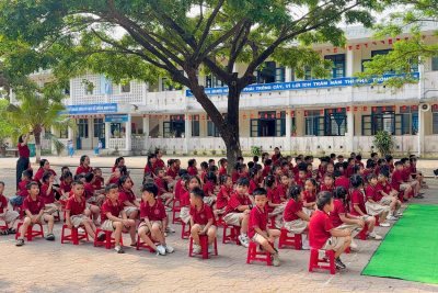 Ngày 14/4/2026.Nhà trường đã tổ chức trẻ khối lá tham quan Trường tiểu học. Đây là một hoạt động nhằm giúp trẻ tự tin, mạnh dạn, sẵn sàng tâm thế cho trẻ bước vào lớp 1 Trường tiểu học.