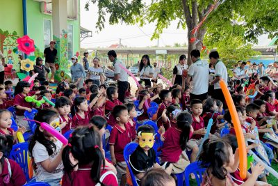 Ngày 17/4/2026.nhà trường đã phối hợp HAUS_COASTAL QUÃNG NGÃI cùng công ty Euroholdings Quãng Ngãi tổ chức hoạt náo
