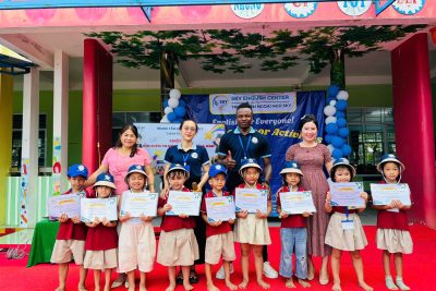 Ngày 6/5/2026 Nhà trường đã phối hợp Trung tâm ngoại ngữ SKY tổ chức Hội thi Rung chuông vàng.